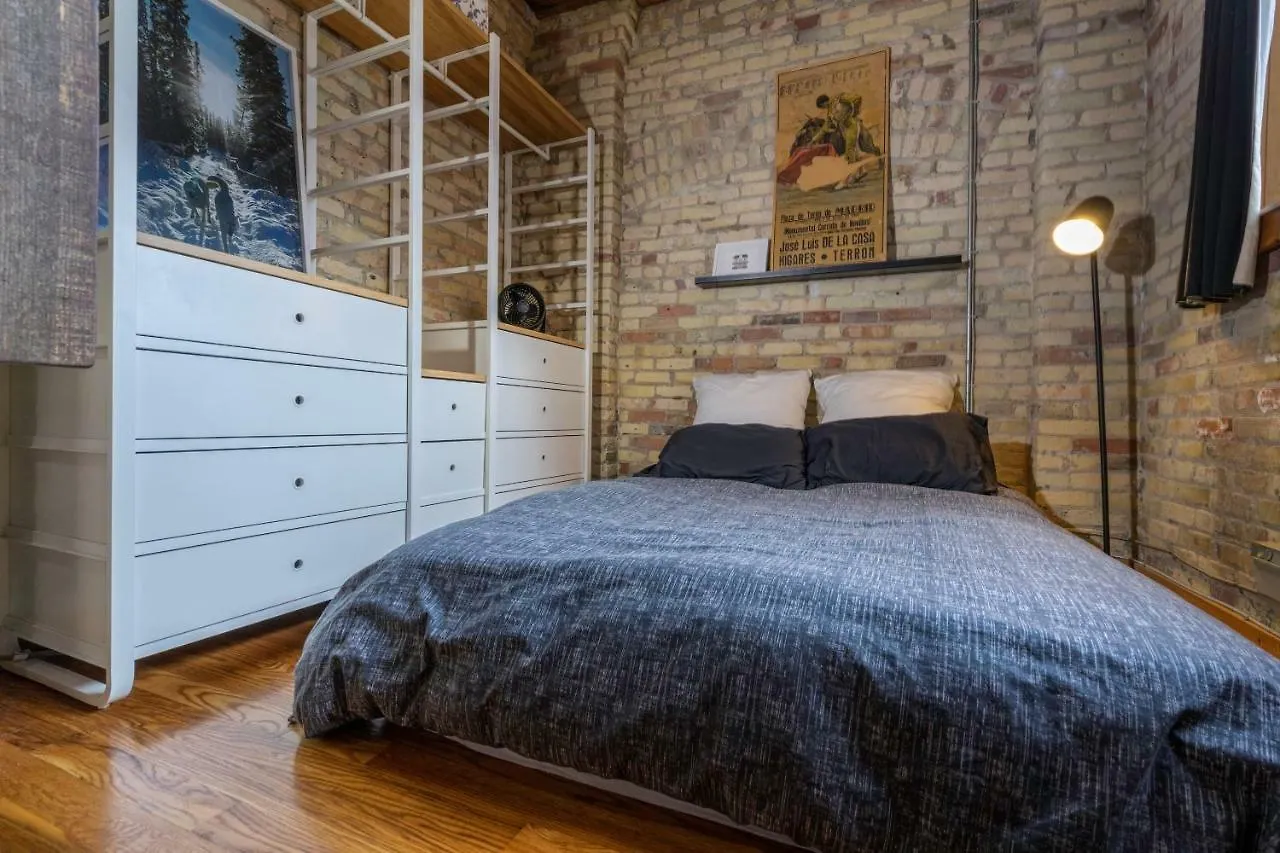 Rustic 1 Bedroom Loft Apartment In Queen Street West Toronto Canada